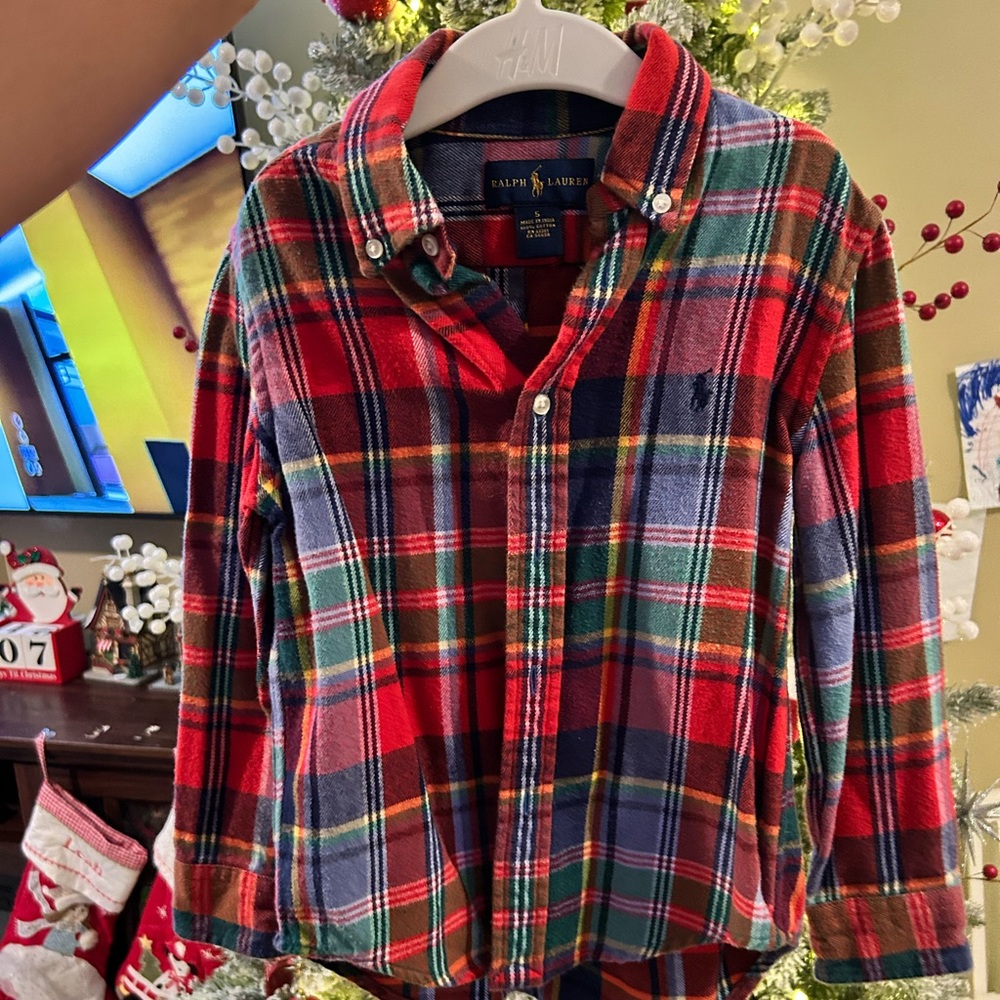 Boys Polo Ralph Lauren Plaid Button Down